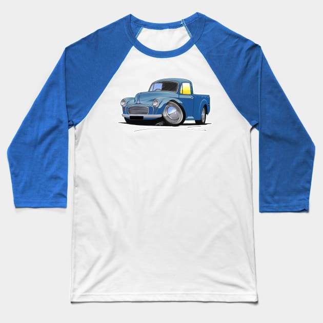 Morris Minor Pick-Up Blue Baseball T-Shirt by y30man5
